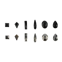 Jewel Shapes Glass Flatback Rhinestones by Bead Landing