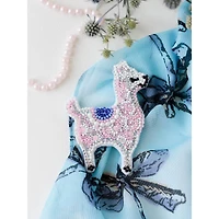 Abris Art Pink Llama Bead Embroidery Decoration Kit