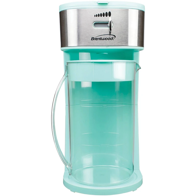 Brentwood 64oz. Blue Iced Tea and Coffee Maker