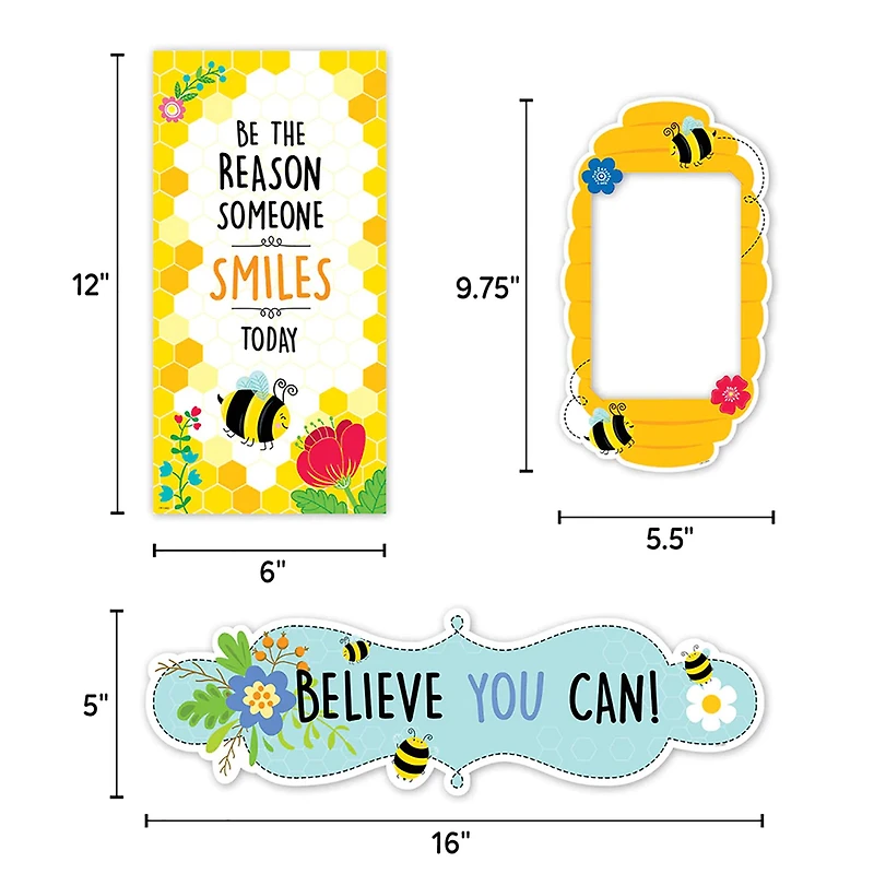 Creative Teaching Press® Busy Bees Curated Classroom Decal Set