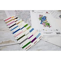 Luca-s Blue Bird On The Branch Counted Cross Stitch Kit