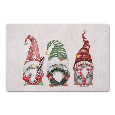 Joy Christmas Gnomes Floor Mat