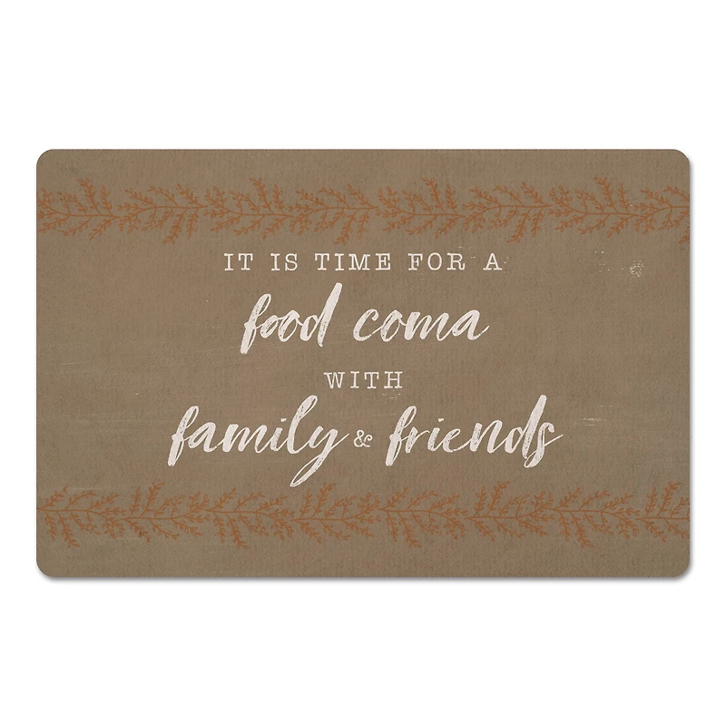 Food Coma Time Floor Mat