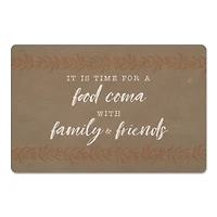 Food Coma Time Floor Mat