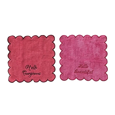 Hello Honey® Embroidered Sayings Cotton Bath Towel Set