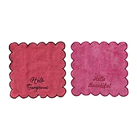 Hello Honey® Embroidered Sayings Cotton Bath Towel Set