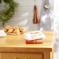 DII® Autumn Skies Pumpkin Pies Dishtowel Set