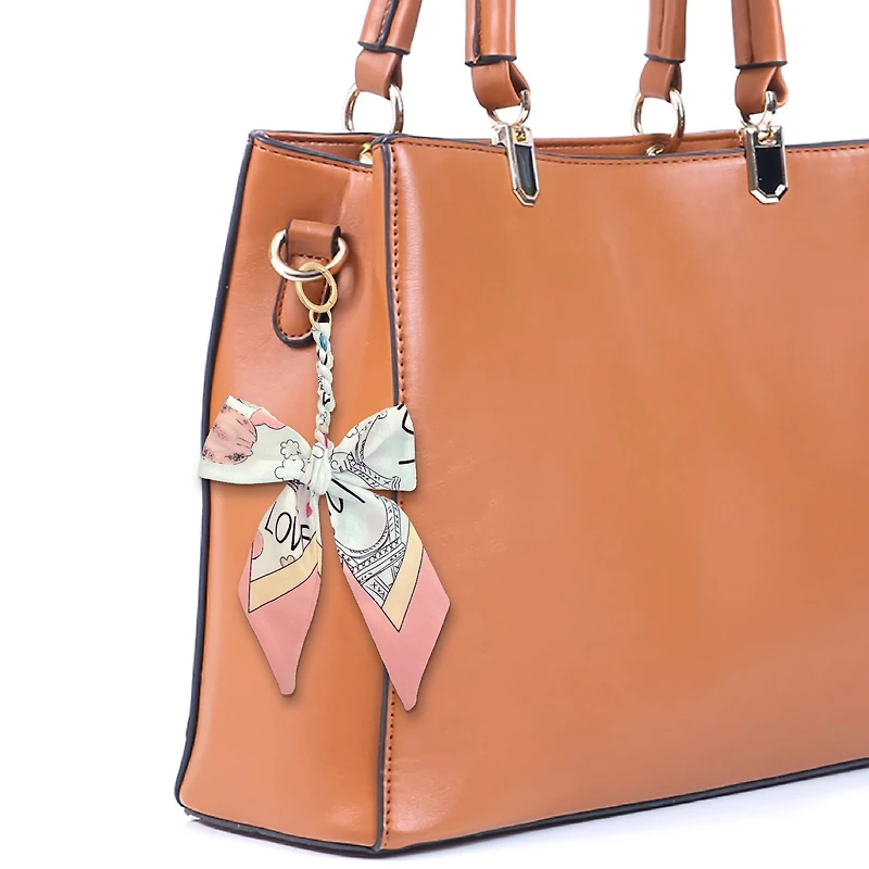 Blue Moon Studio™ Pink Paris Love Bow Bag Charm