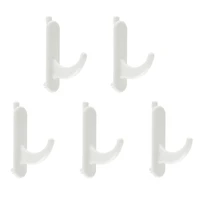 Short White Pegboard Hooks by Simply Tidy®, 5ct.