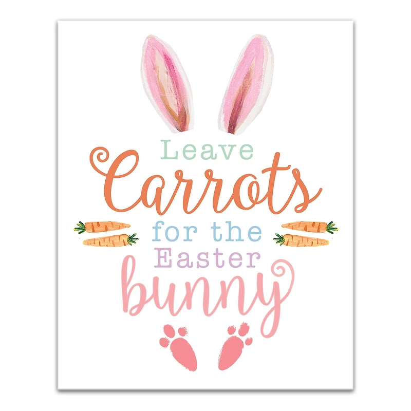 Leave Carrots 16" x 20" Canvas Wall Art