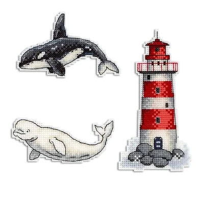 MP Studia Sea Story Plastic Canvas Counted Cross Stitch Kit