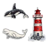 MP Studia Sea Story Plastic Canvas Counted Cross Stitch Kit