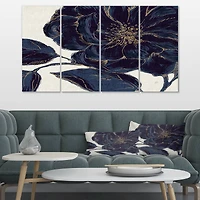 Designart - Dark Rose Gilded Gold