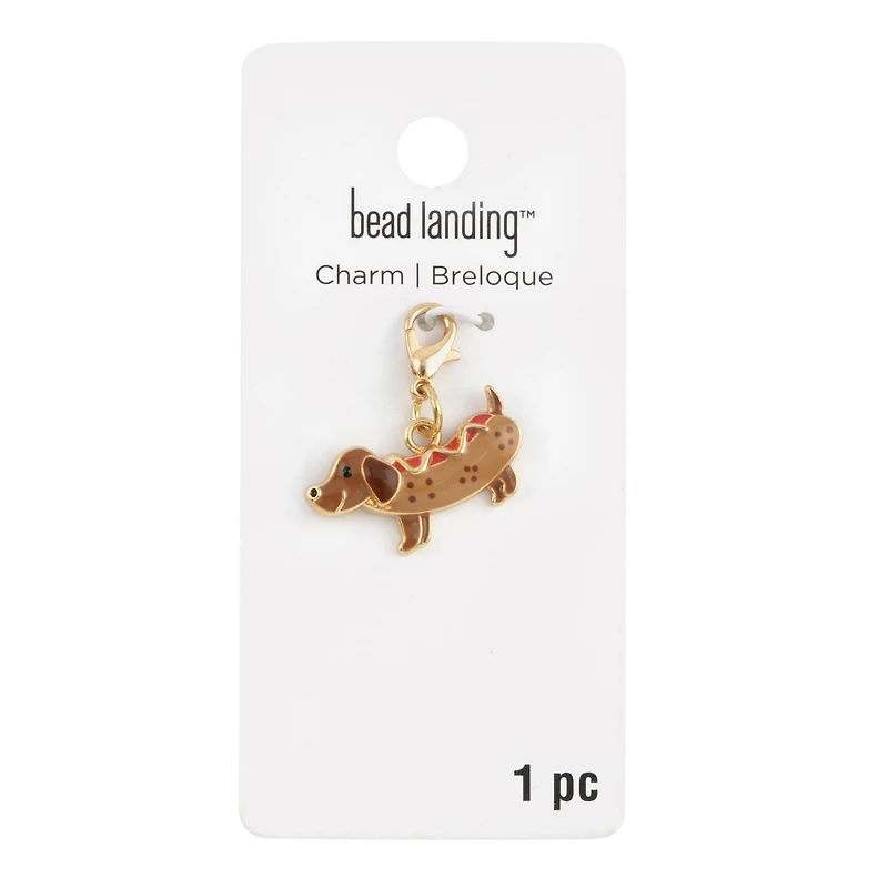 Hot Dog Charm by Bead Landing™