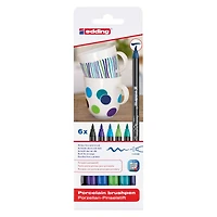 edding® 4200 Cool Porcelain Brush Pen Set, 6ct.
