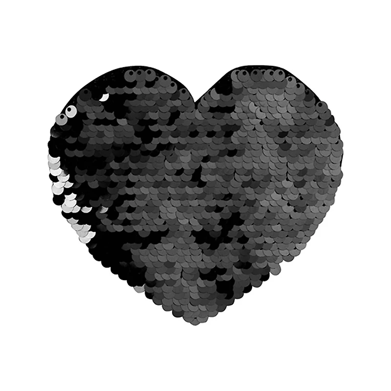 Craft Express Sublimation Heart Shaped Sequin Patches