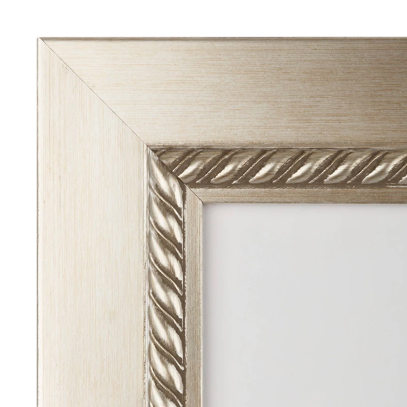 Home Silver Inner Rope Frame with Mat by Studio Décor®