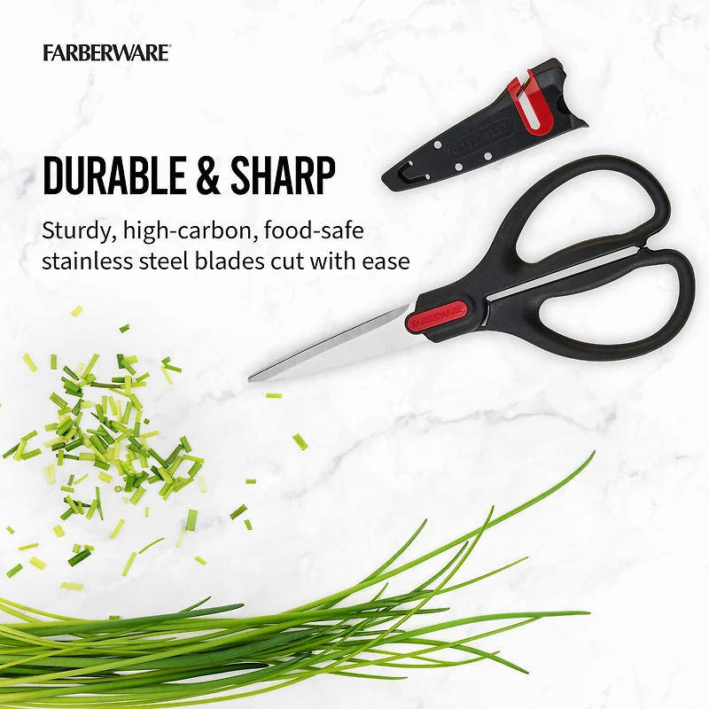 Farberware EdgeKeeper Black All Purpose Shears