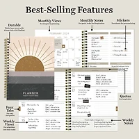 TF Publishing 2024 Rising Sun Medium Weekly Monthly Planner