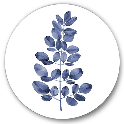 Designart - Navy Blue Eucalyptus II