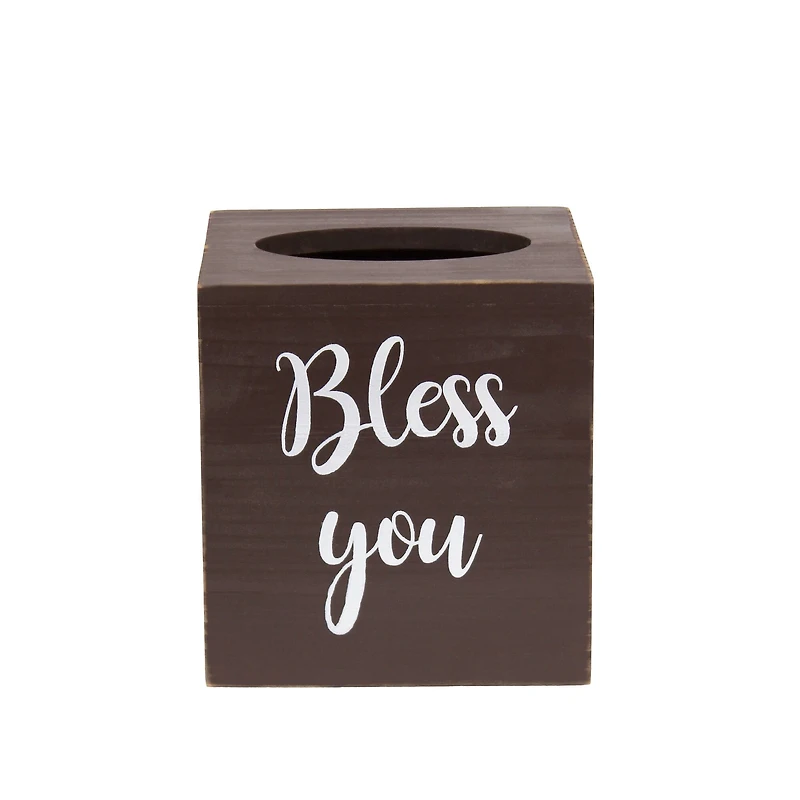 Elegant Designs Bless You Tissue Box Cover