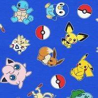 Pokémon™ Character Toss Cotton Fabric