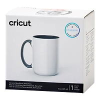 8 Pack: Cricut® 15oz. White & Gray Ceramic Mug Blank