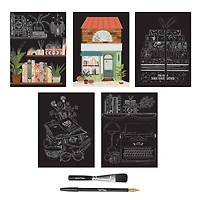 Brea Reese™ 9" x 12" Bookish Scratch Art Paper Pad
