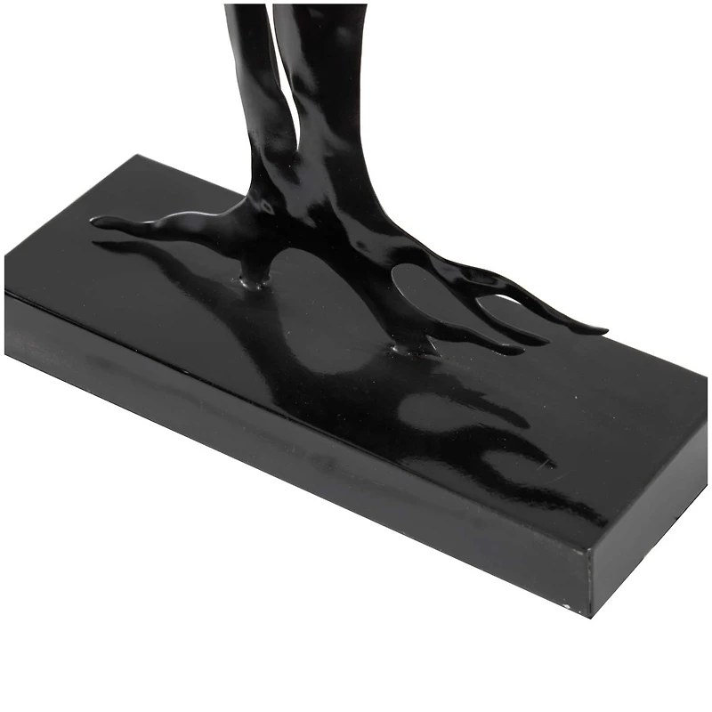 2.5ft. Black, Gray & White Metal Tree Sculpture