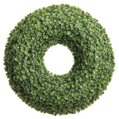 20" Green Soft Touch Sedum Wreath