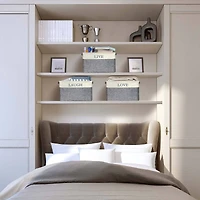 Sorbus 11" Gray Twill Caps Love Live Laugh Storage Basket Set