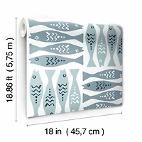 RoomMates Sardinia Peel & Stick Wallpaper