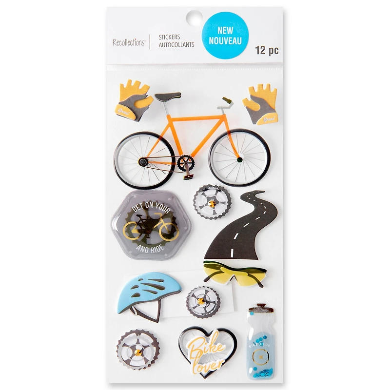 Cycling Dimensional Stickers by Recollections™