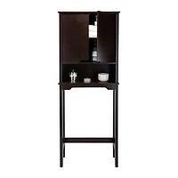 Organize It All Ambassador Espresso Over the Toilet Space Saver