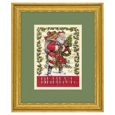 Dimensions® Counted Cross Stitch Kit, Believe in Santa