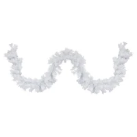 9ft. Icy White Iridescent Spruce Christmas Garland