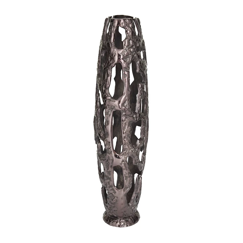 20" Contemporary Aluminum Vase