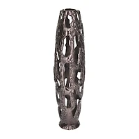 20" Contemporary Aluminum Vase