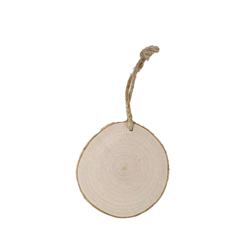 4" Rustic Round DIY Birchwood Ornaments, 5ct. by Ashland®