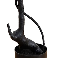 4ft. Halloween Black Maple Artificial Potted Tree