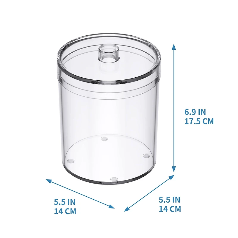 60oz. Clear Plastic Storage Jar by Simply Tidy®