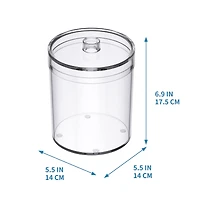 60oz. Clear Plastic Storage Jar by Simply Tidy®