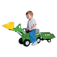 Skyteam Farm Tractor with Big Scoop & Trailer Ride-On