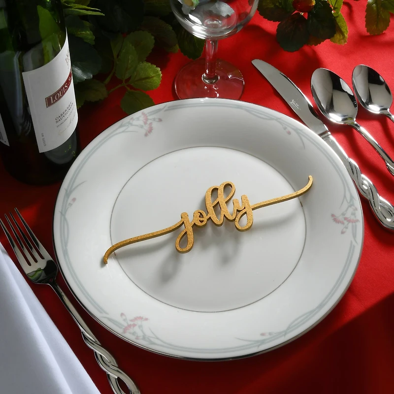 10" Christmas Place Setting Message Décor, 6ct.
