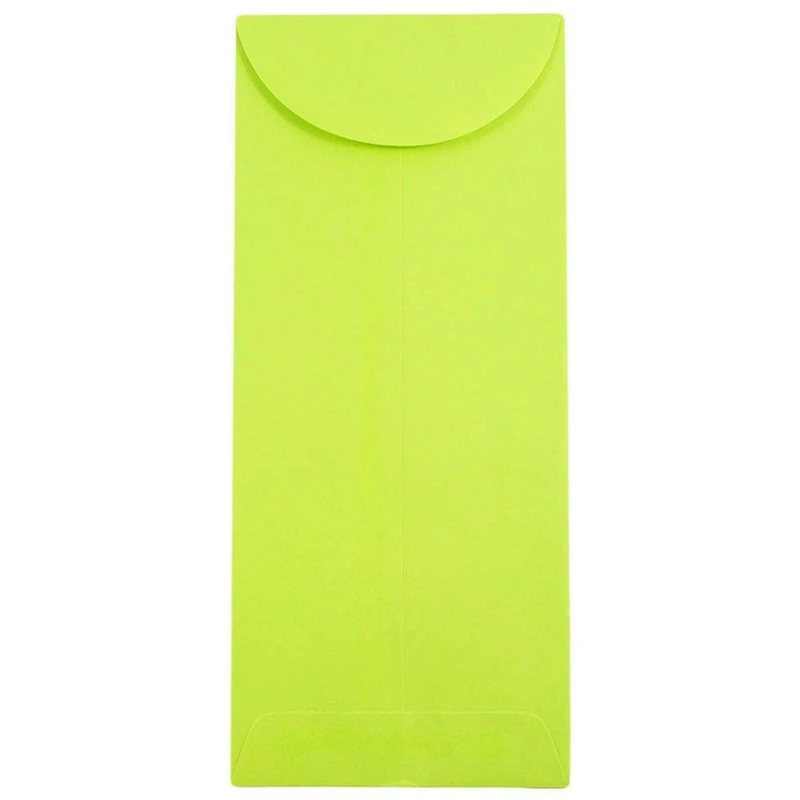 JAM Paper #11 Ultra Lime Green Policy Envelopes