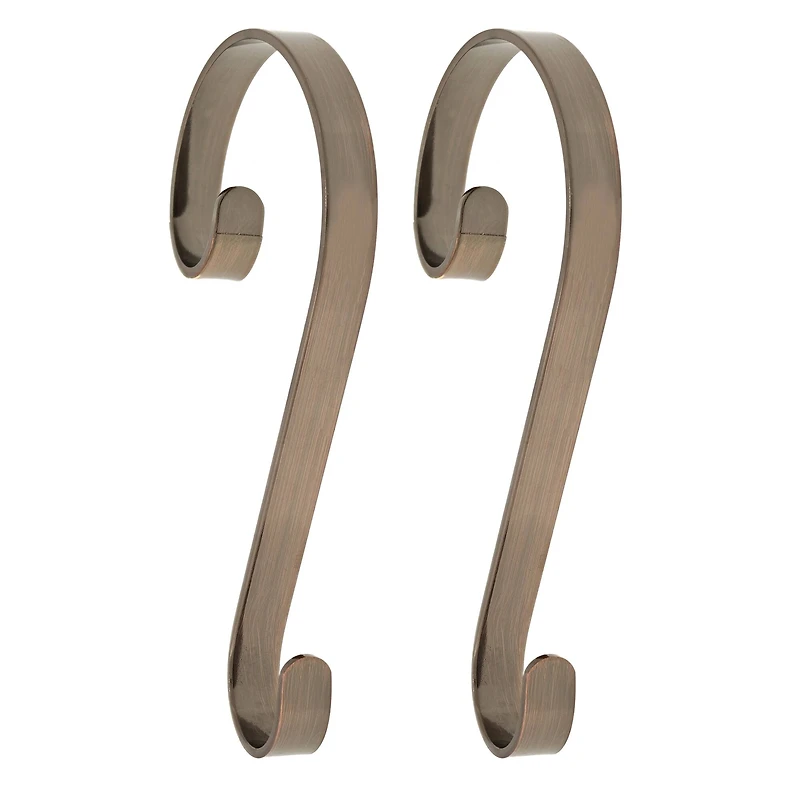 Haute Decor Stocking Scroll® Oil-Rubbed Bronze Stocking Holders, 2ct.