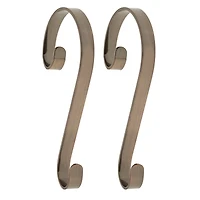 Haute Decor Stocking Scroll® Oil-Rubbed Bronze Stocking Holders, 2ct.