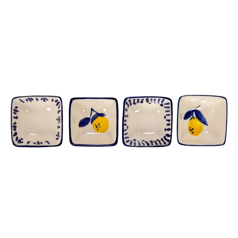 Hello Honey® 3" Small Lemon Stoneware Dish Set