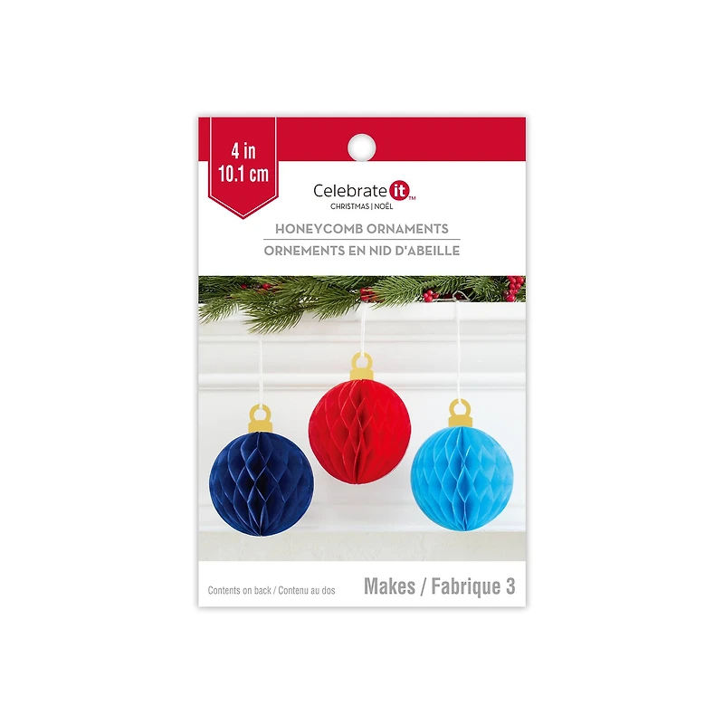 Honeycomb Ball Ornament Kit by Celebrate It™
