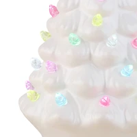 Mr. Cottontail White 8" Ceramic Easter Bunny Tree